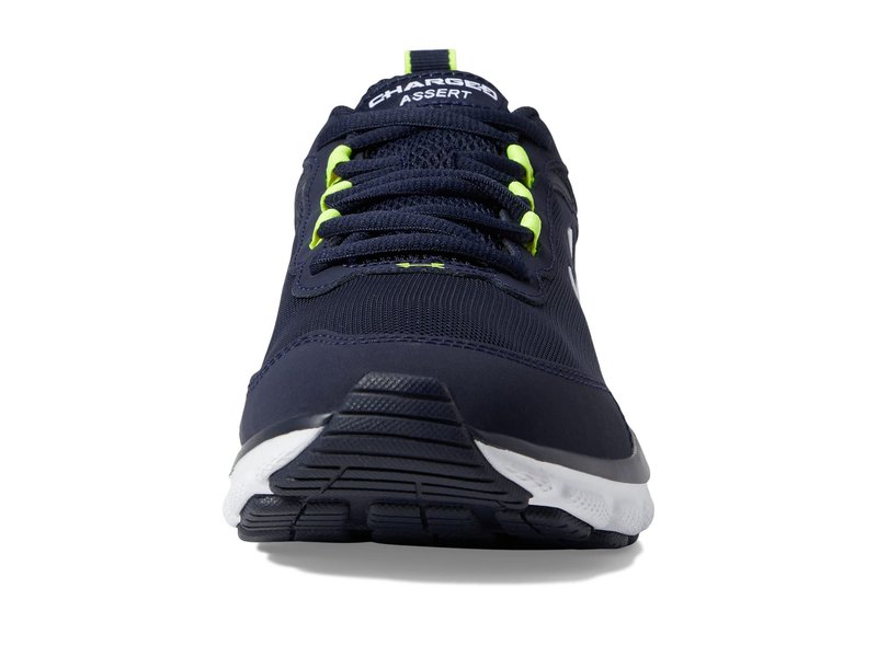 Under Armour Men's Charged Assert 9, (404) Midnight Navy/Yellow Ray/White, 10