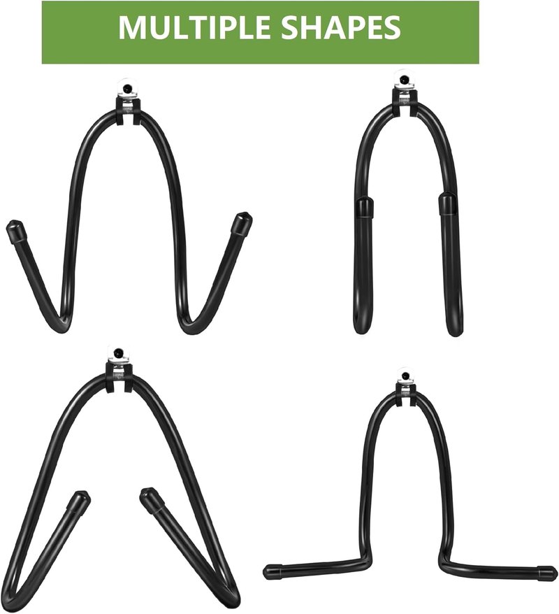 Bow Hanger Display Rack - Wall-Mounted Archery Holder with Rubber Protection | Supports Up to 22 Lbs