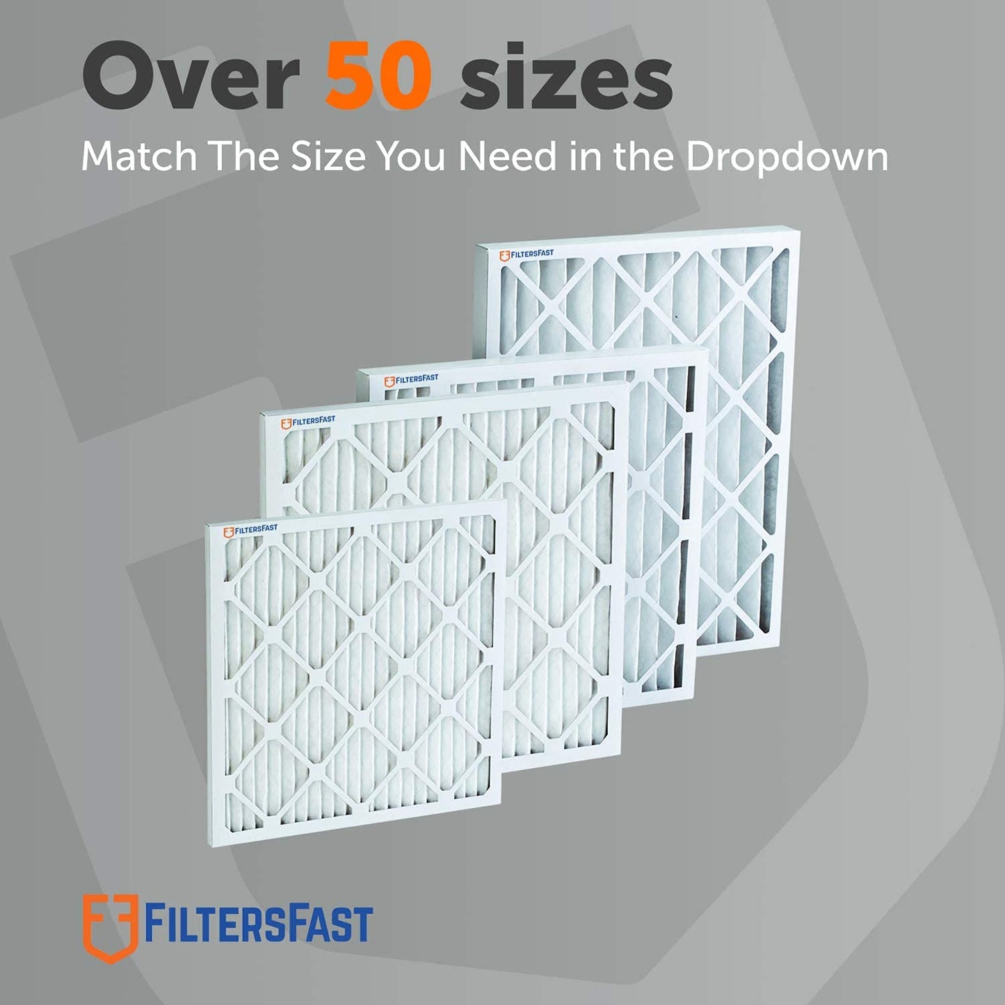 Filters Fast 30x30x1 Air Filter MERV 11, 1" AC Furnace Air Filters, Made in the USA, Actual Size: 29.5"x29.5"x0.75, 6 Pack