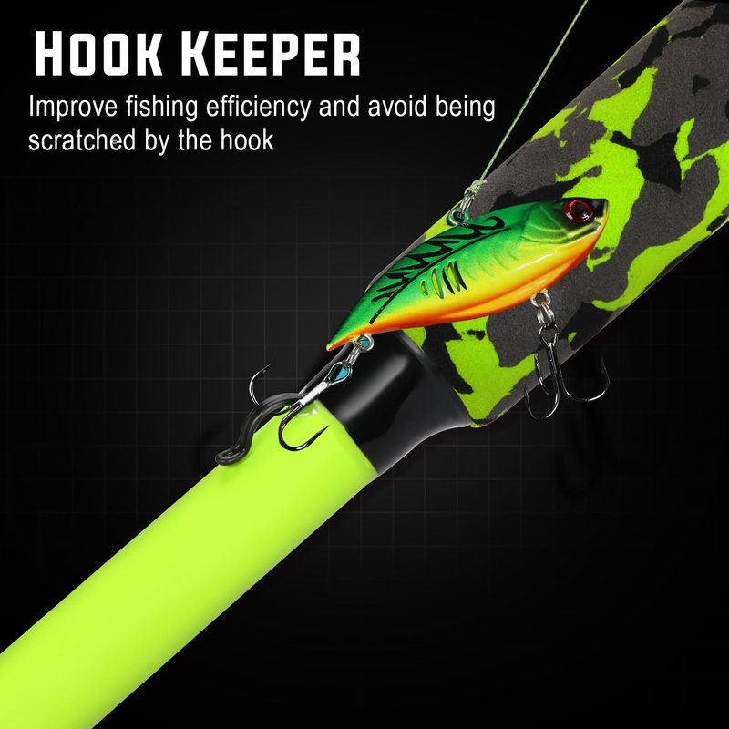 Sougayilang Baitcaster Combo, IM7 Graphite 2Pc Blank Rods,M/MH Power,EVA Handle & Stainless Steel Guides，7.1:1 Gear Ratio, 18LB Drag for Bass, Walleye, Pike