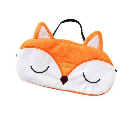 Cute Animal Sleeping Mask Soft Plush Blindfold Cute Rabbit Panda Koala Eye Cover Eyeshade for Kids Teens Girls Women (Flamingo)