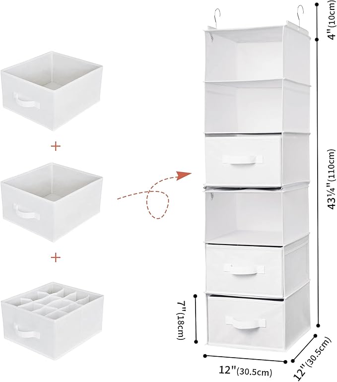 GRANNY SAYS 6-Shelf Hanging Organizer