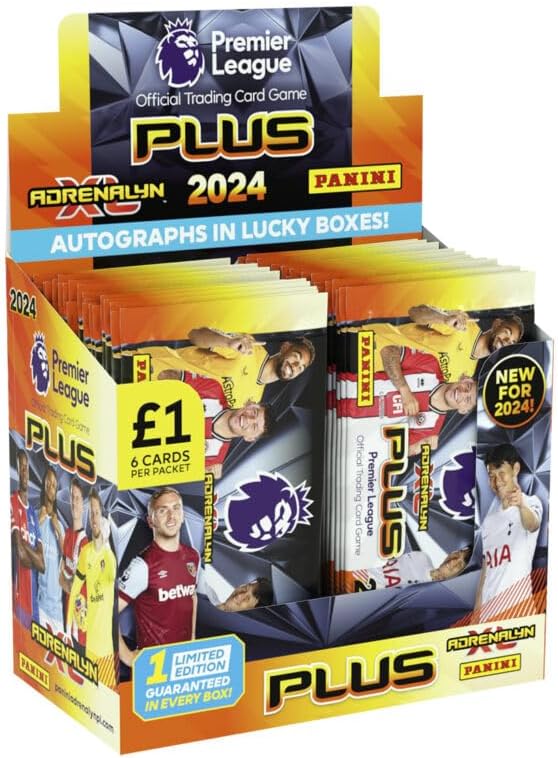 2023-24 Panini Adrenalyn XL Plus Premier League Cards - 50-Pack Box (300 Cards)