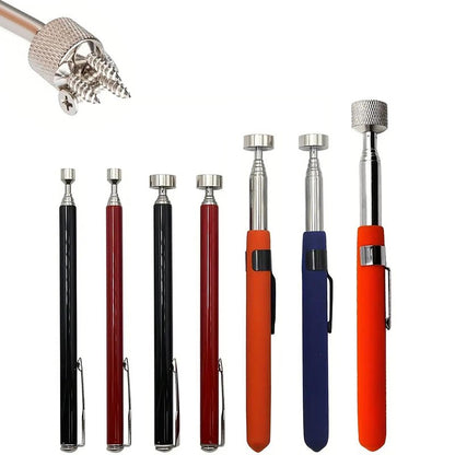 2/5/8/10/15/20LB Magnet Pick-up Tool, Telescoping Strong Magnet Stick, Magnetic Pickup Tool, Magnetic Picker,Orange 8LB