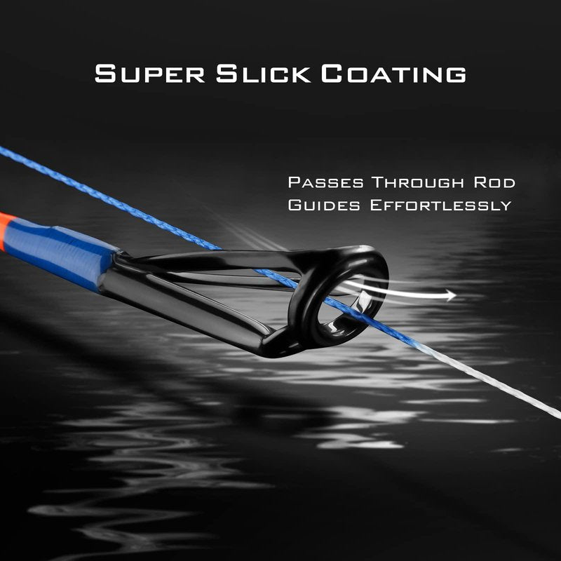 KastKing Superpower Braided Fishing Line, Blue Camo, 30 LB, 300+27 Yds