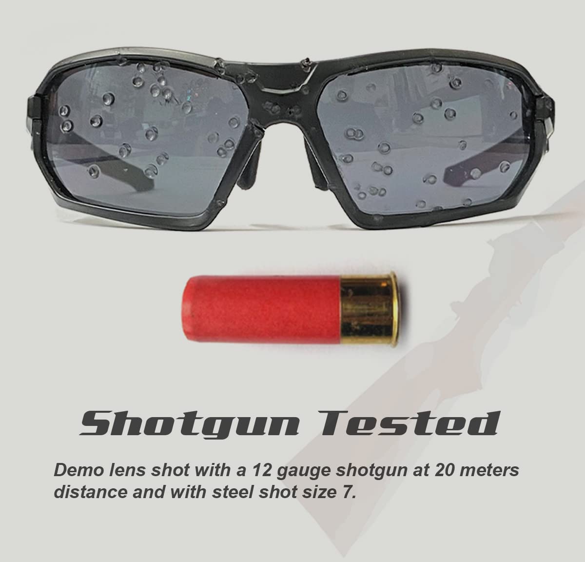 HTS HUNTERSKY Q37 Polarized Shooting Safety Sunglasses ANSI Z87.1 Military Blue Mirror Impact Resistant Lens Ballistic Eye Pro Army Hunting Tactical Airsoft Motorcycle Driving