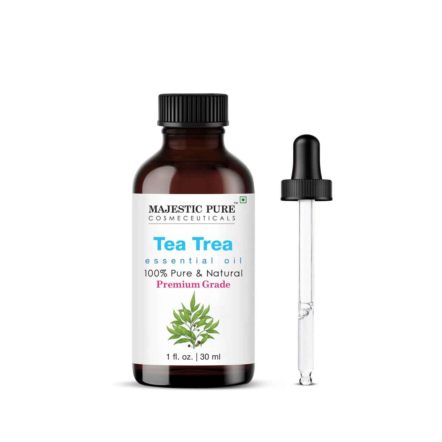 Majestic Pure Lavender Essential Oil with Glass Dropper - Huge 4 Fl Oz - 100% Pure and Natural Lavender Oil - Premium Grade Essential Oils for Diffuser, Aromatherapy, Soap and Candle Making