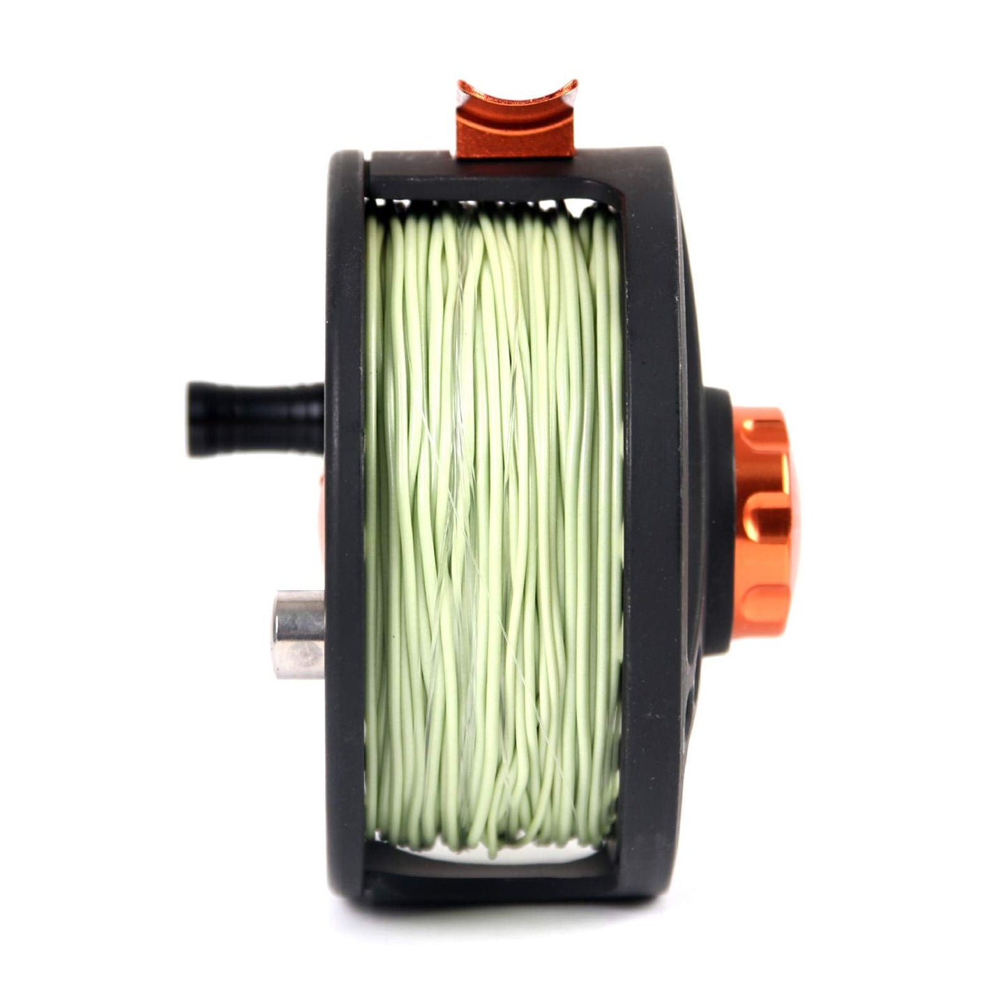 M MAXIMUMCATCH Maxcatch ECO Pre-Loaded Fly Fishing Reel Aluminum Body with Fly Line, Backing, Leader(3/4wt 5/6wt 7/8wt) (Black ECO Reel with Line, 5/6 wt)