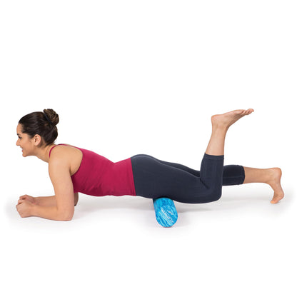 OPTP PRO-Roller Soft Density Foam Roller – Low Density Soft Foam Roller for Physical Therapy, Pilates, Yoga Foam Roll Exercises, and Muscle Recovery- Blue 36" x 6"