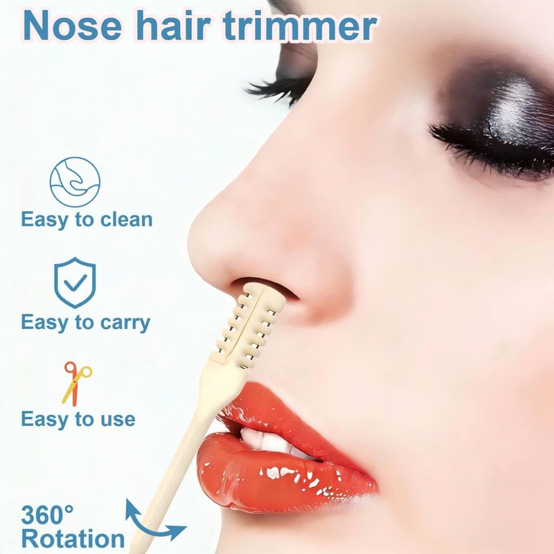 Bneajix 6PCS 2026 Upgraded Nasal Hair Cutter for Men & Women