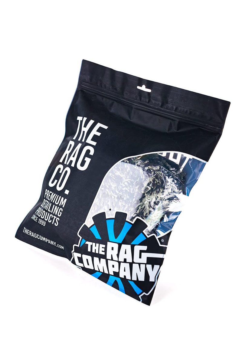 The Rag Company – The Cyclone Ultra Wheel Mitt – Perfect for Wheels, Grills, and Tight Areas; Proprietary Microfiber Blend; Easily Releases Contaminates Upon Rinsing, 6in x 7in, Black/Grey (2-Pack)