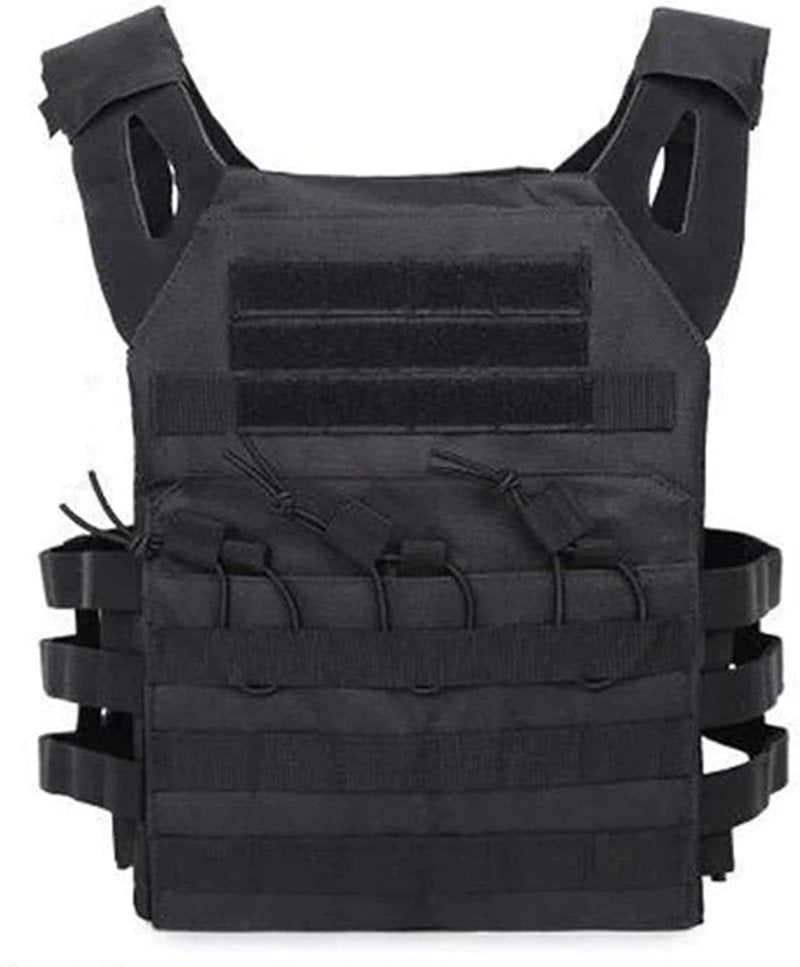 Tactical Vest Set for Men | Airsoft Paintball Gear - Durable Black Design
