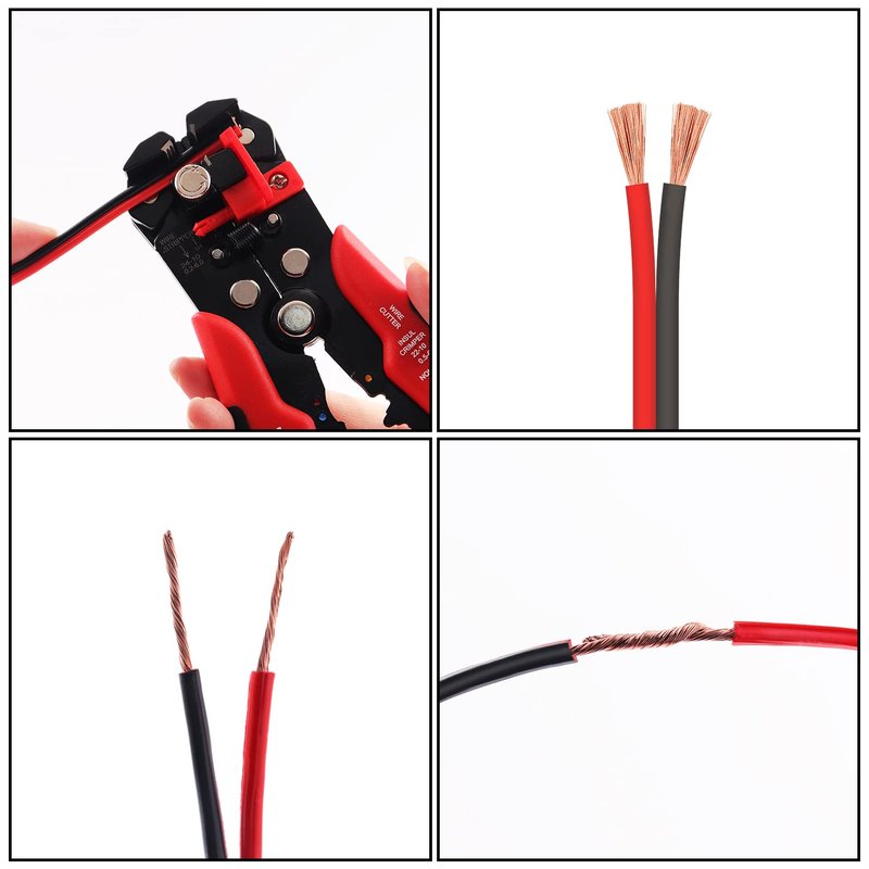 VIABRICO 16 Gauge Wire, 16AWG Automotive Wire Electrical Wire 100FT 2 Conductor Red Black 12V/24V DC Cable LED Strips Extension for Light RC Car Speaker