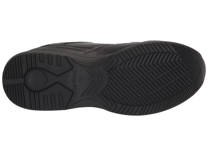 Propét Women's LifeWalker Sport Sneakers, Black, 7 X-Wide US