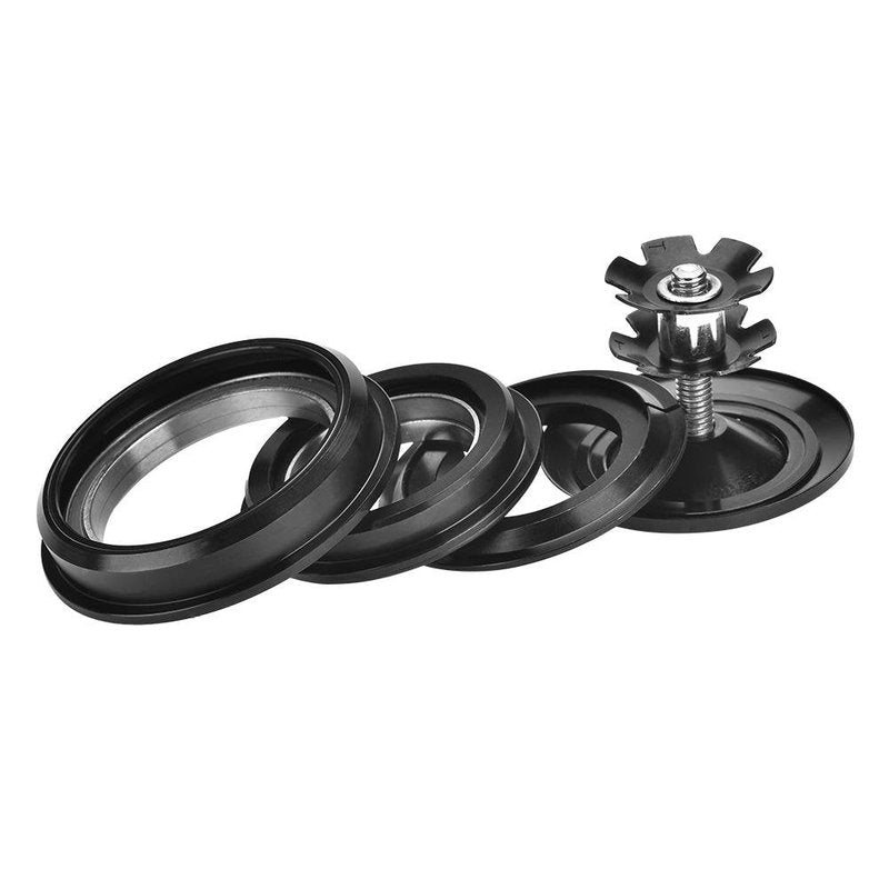 Alomejor Bicycle Headset, Lightweight Aluminum Alloy Sealed Bearing Durability, Cycling Headset, Premium Component for Road Mountain Urban Commuters Trail Riding