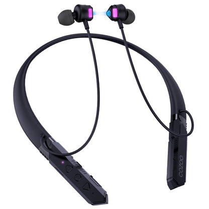 cozoo Bluetooth Headphones Neckband, 30H Playtime Wireless Bluetooth Earbuds w/Mic in-Ear Magnetic Neckband Earphone, IPX5 Sweatproof Deep Bass Headset for Home, Traveling, Outdoor, Business Trips