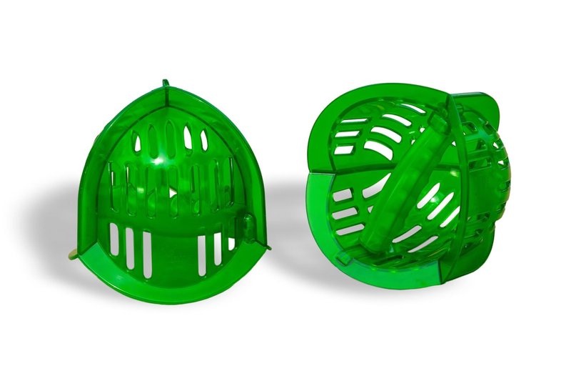 AquaLogix Low Resistance Aquatic Bell Set - Green | Aquatic Dumbbells | Quick Start Guide | Water Weights | Therapy, Cardio & Muscle Toning | Durable Polycarbonate | Pair (LRPCBELL)
