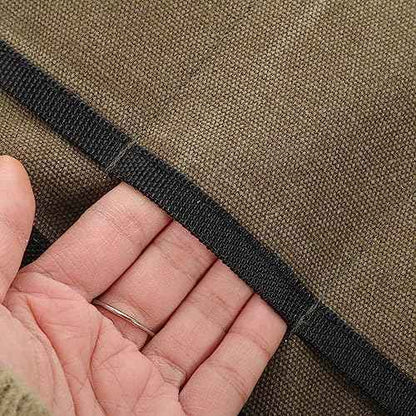 3pcs Chisel Roll, Canvas Roll up Tool Organizer Woodworking Carving Tool Bag 4 Pockets Wrench Holder Pouch for Knives and chisels Storage