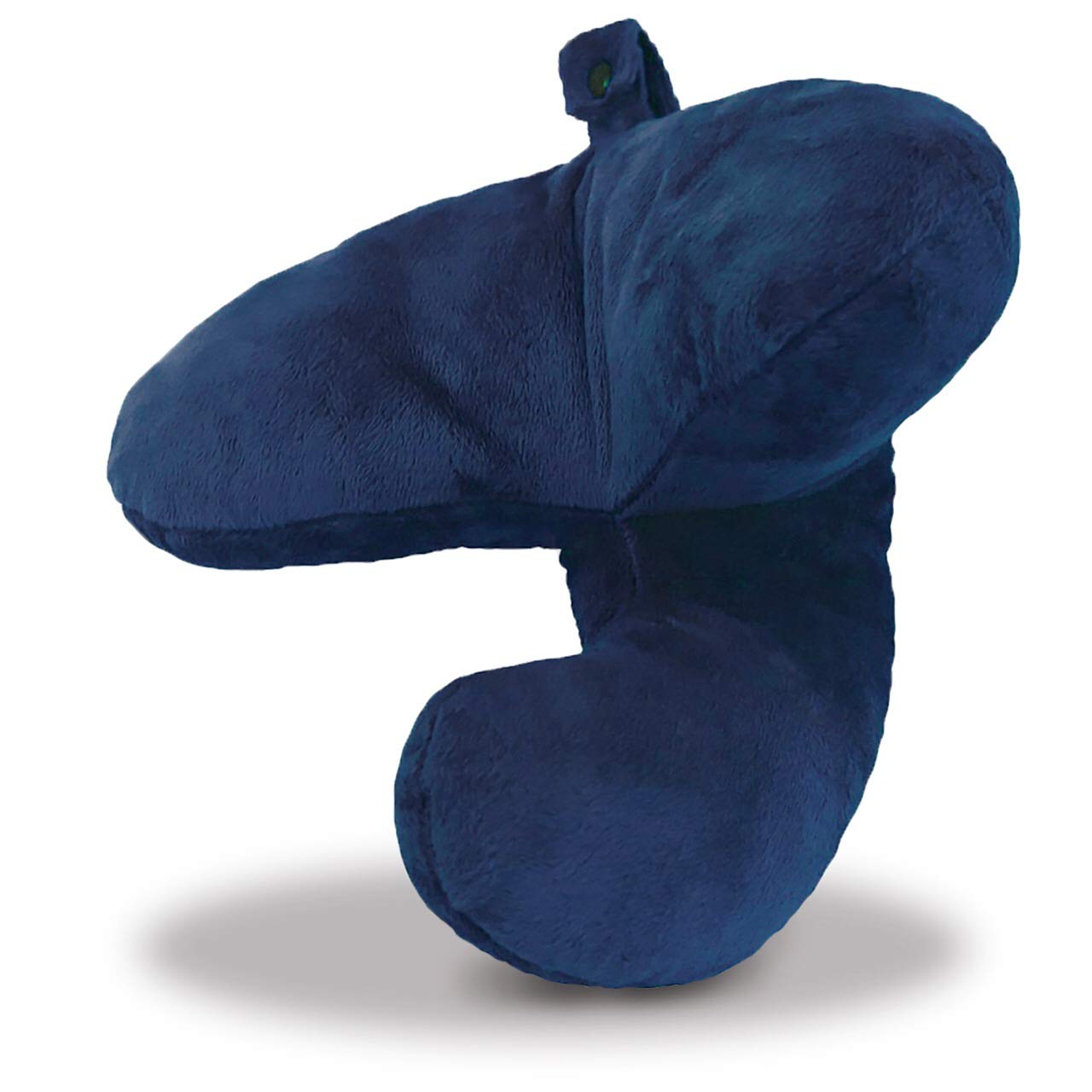 JPillow Travel Pillow for Airplanes – A Little Bulky, Expensive, and Takes a Couple of Minutes to Master, but Supports Your Head and Neck in Genuine Luxury – British Invention of The Year (Blue/Gray)