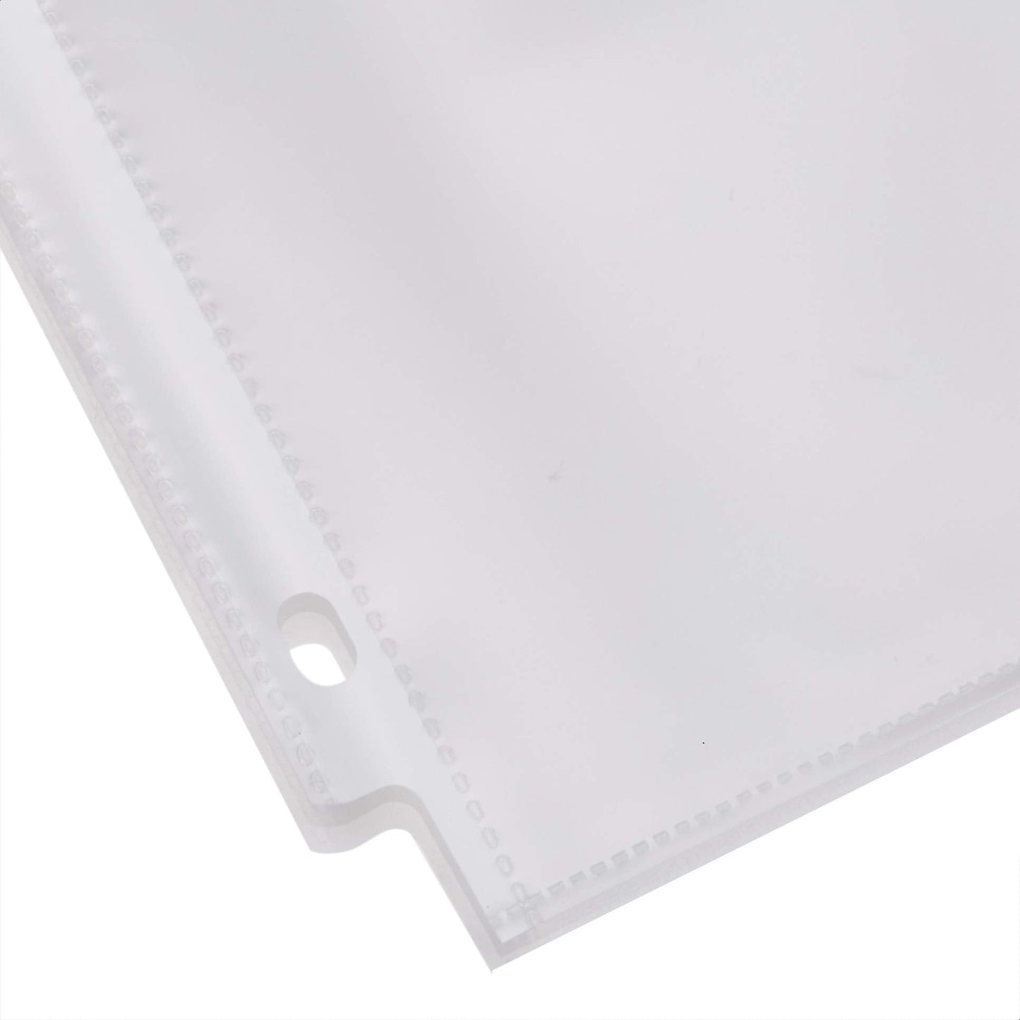 Amazon Basics Heavy Duty Non-Glare Sheet Protector for Documents, 3 Ring Binder, Top Loading, Letter Size 8.5 x 11 inch, Clear, 100-Pack