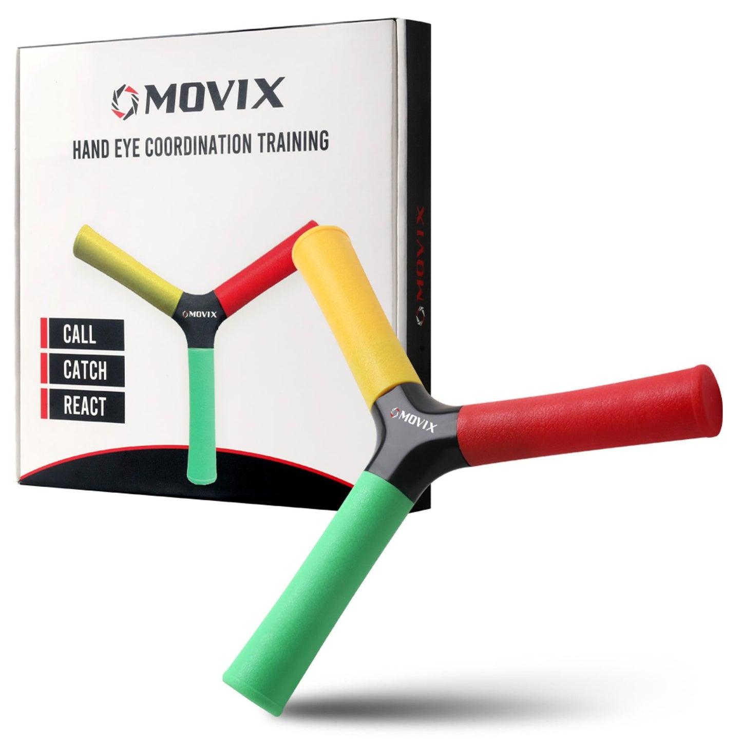 MOVIX | Hand Eye Coordination & Reaction Speed Training Tool - Improve Reflex, Agility, and Focus for Sports, Exercise, and Fun for All Ages with Pakage