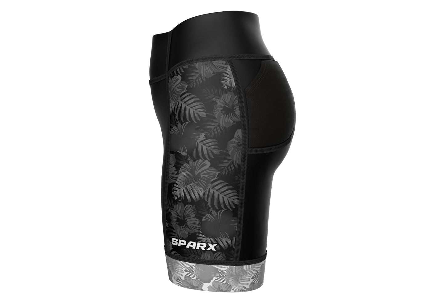 Sparx Performance Women Triathlon Shorts Womens Triathlon Bike Short 6.5” Tri Shorts (Grey Forest, L)