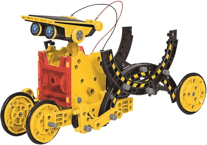 12-in-1 STEM Solar Robot Kit Solar Powered Science Building Toys for Boys Age 8-12 Educational Robotics Learning Experiment Set for Kids
