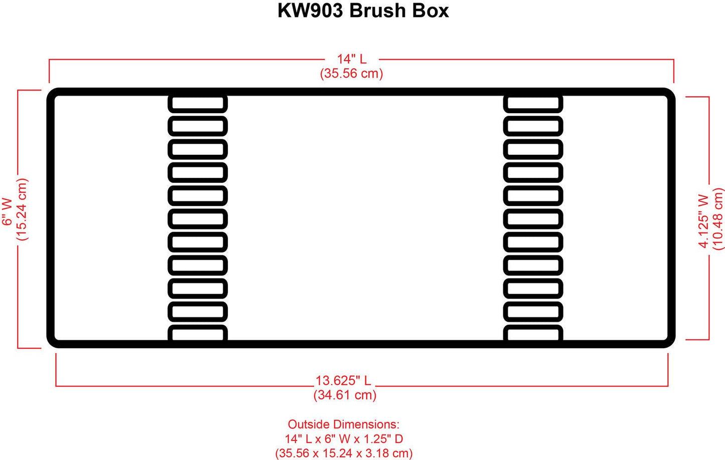 ArtBin KW903 Brush Box with Foam Inserts, Fine Art Portable Paint Brush Organizer, Plastic, Clear, 1.0 Count