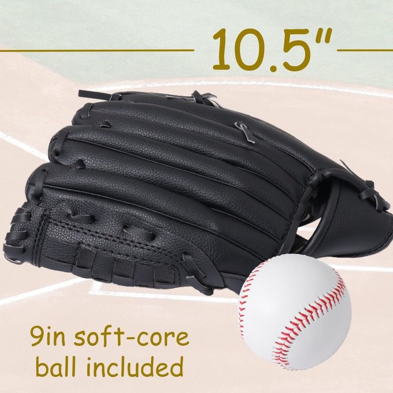 Urby Left Handed Baseball Glove, Left Handed T Ball Glove for Lefty, Left Hand Throw Only. T-Ball & Youth Baseball Gloves.