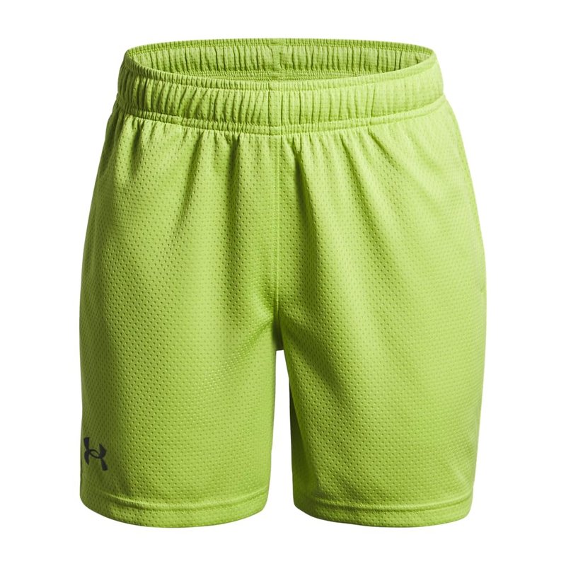 Under Armour Boys' Tech Mesh Shorts, (326) Green Vibe / / Black, X-Large