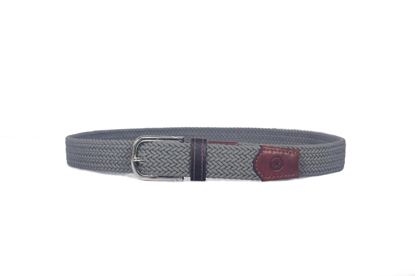 Elastic Woven Braided Belts for Men and Women Stretch Belt for Golf, Casual Wear Golf by Aaron Leather Goods (Graphite, 34)