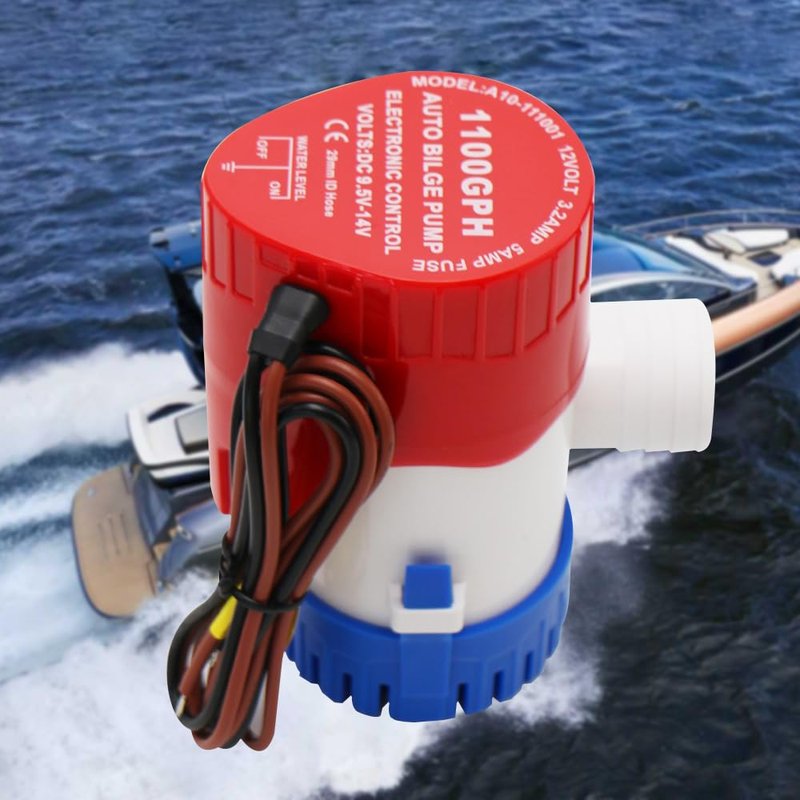 YQMIGU Automatic Bilge Pumps For Boats 12V,1100GPH Flow Rate, Simple And Reliable Design, Suitable For Yachts, Fishing Boats, And Waterlogged Areas In Households