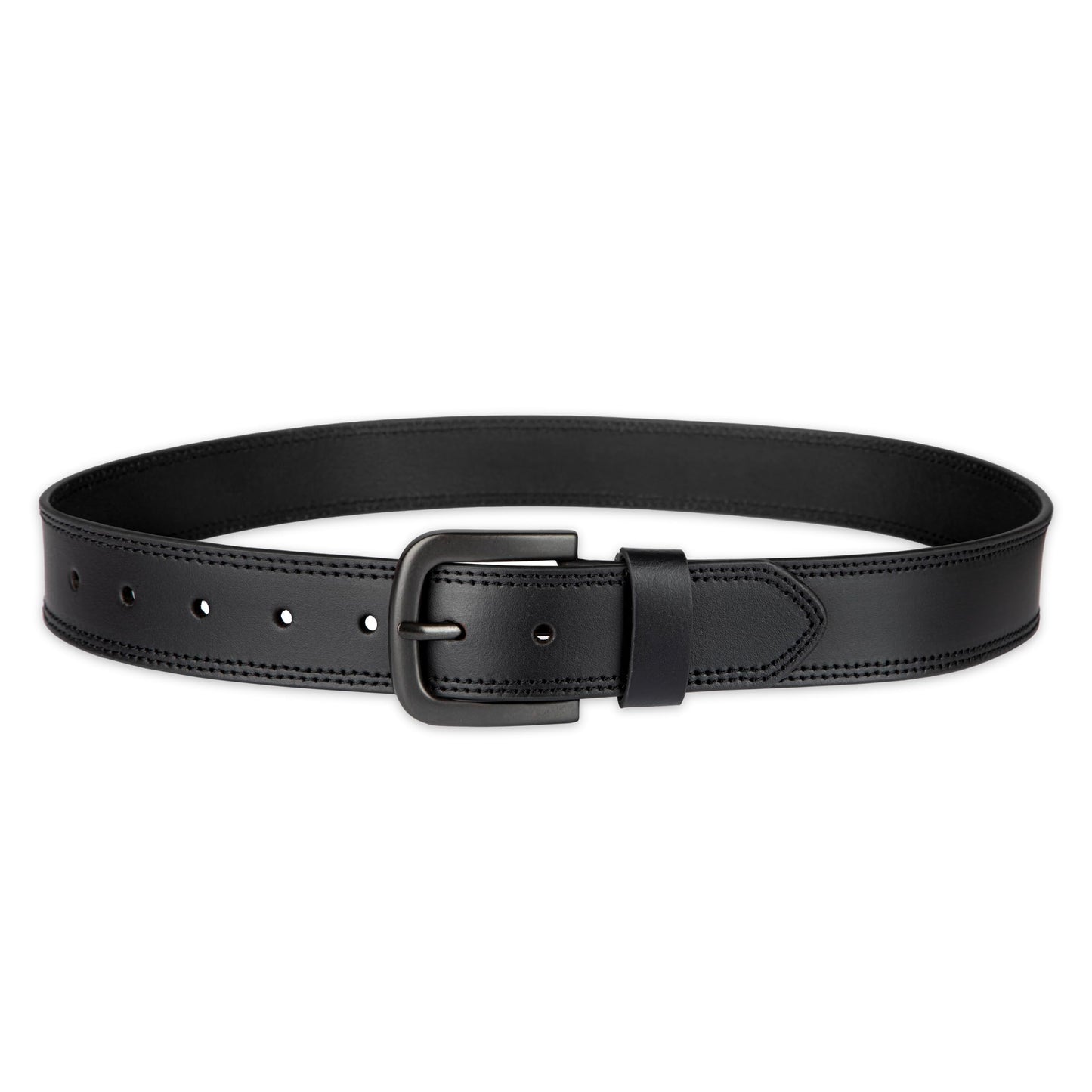 Dickies Men's Big-Tall Two Row Stitch Belt , -black, 54