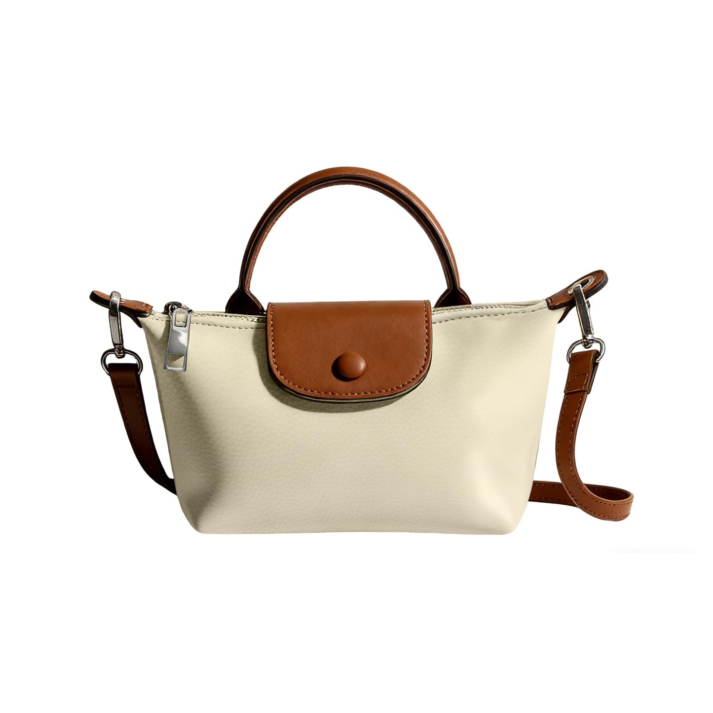 Elojieza Small Crossbody Bags Purses for Women, Mini Fashion PU Leather Handbags for Ladies, Detachable Adjustable Straps and Zipper, Trendy Spring 2026