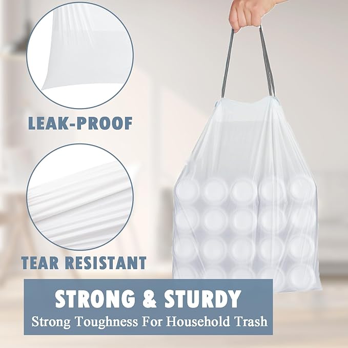 Small Trash Bags 4 Gallon