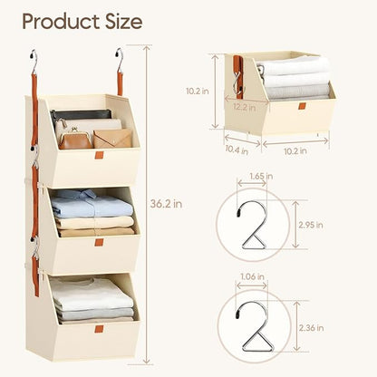 Collapsible Hanging Closet Organizer