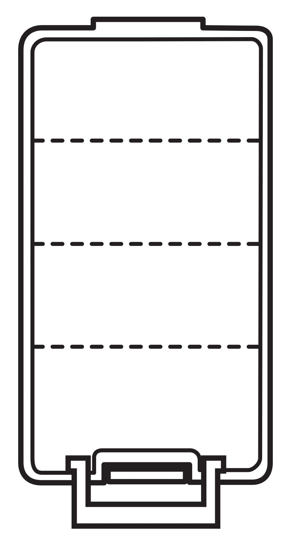 Flambeau Outdoors 4510FB Terminal Tackle File Satchel, 8 Bulk Boxes for Packaged Tackle, Clear