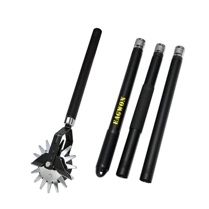 EAGWON Wheel Rotary Edger Lawn Tool, 66-Inch Manual Grass Edge Trimmer with Adjustable Stainless Steel Handle, Sidewalk Driveway Edger with Cushion Grip for Garden Landscaping