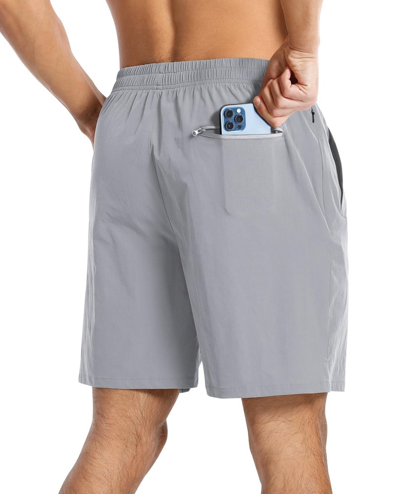 CANGHPGIN Mens Workout Athletic Shorts 7 inch Inseam Quick Dry Running Shorts Men Lightweight Sports Gym Shorts with Pockets
