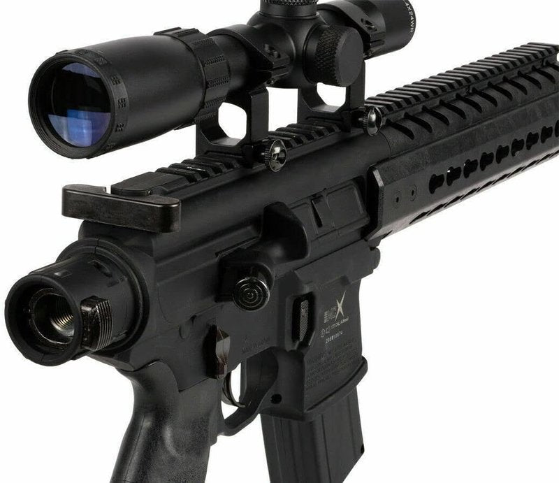 Sig Sauer MCX .177 Cal CO2 Black Air Rifle Bundle - Scope, 2 CO2 Tanks, 30rd Mag & 500 Pellets