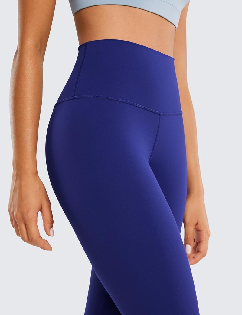 CRZ YOGA Butterluxe Yoga Leggings 25" - High Waisted Buttery Soft Womens Workout Lounge Pants Larkspur Blue Small