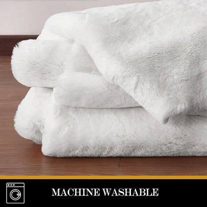 Latepis Washable Rugs 3x5 White Fluffy Shag Rug Shaggy Rug for Living Room Super Soft Area Rugs for Bedroom Nursery
