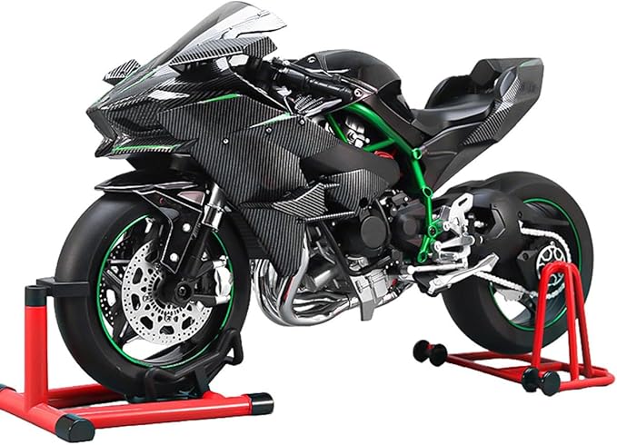 RC Motorcycle Model for Adult 1/7 Scale Remote Control Motorcycle V4 Top Edition with Ignition System &amp Smoke Spray for Biker