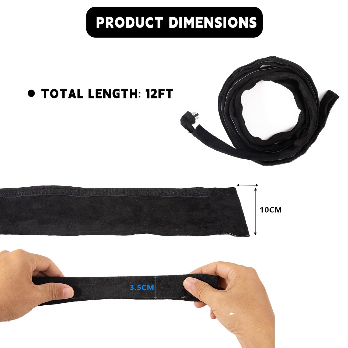 TIG Welding Torch Cable Cover,TIG Mig Cowhide Leather Welder Torch Protection Cable Covers,Heavy Insulation Flame-Resistant with Zipper Kevlar Stitched Hose sleeves (Dark Brown Magic Tape)