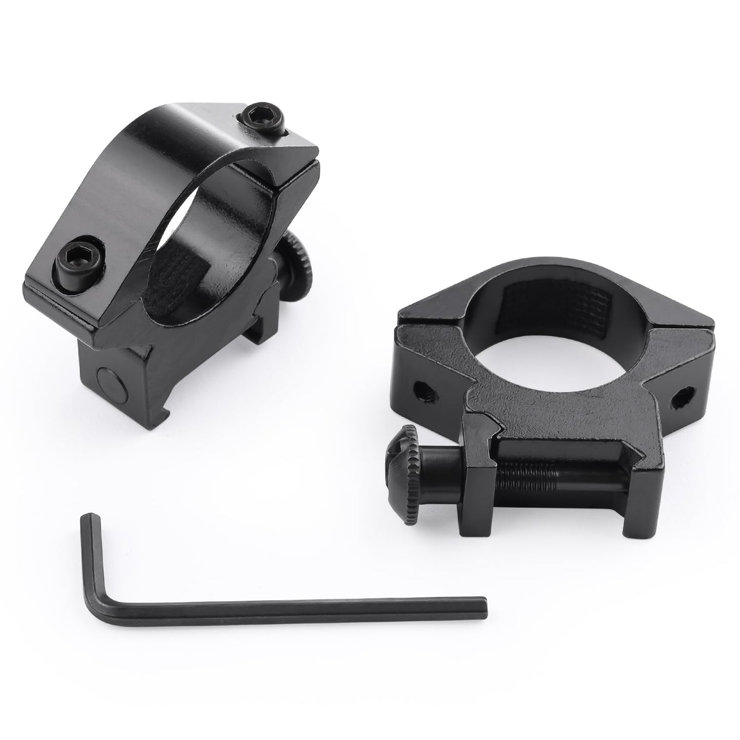 JINSE 1 inch Scope Rings, 2pcs Low Profile Scope Mount for Picatinny Rail