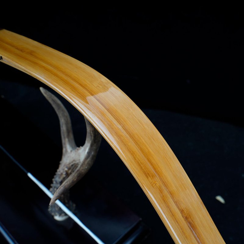AF Archery Recurve Bow Traditional Horse Bow for Mounted Archery and Precision Shooting, Sicai Bow Peak Heritage of Ming Dynasty(45lbs, Bamboo)