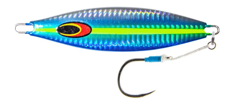 Nomad Design The Buffalo Flash Fall Slow Pitch Jig, with Super Strong and Sharp BKK Assist Hook, 320g - 11OZ, Crimson Tide
