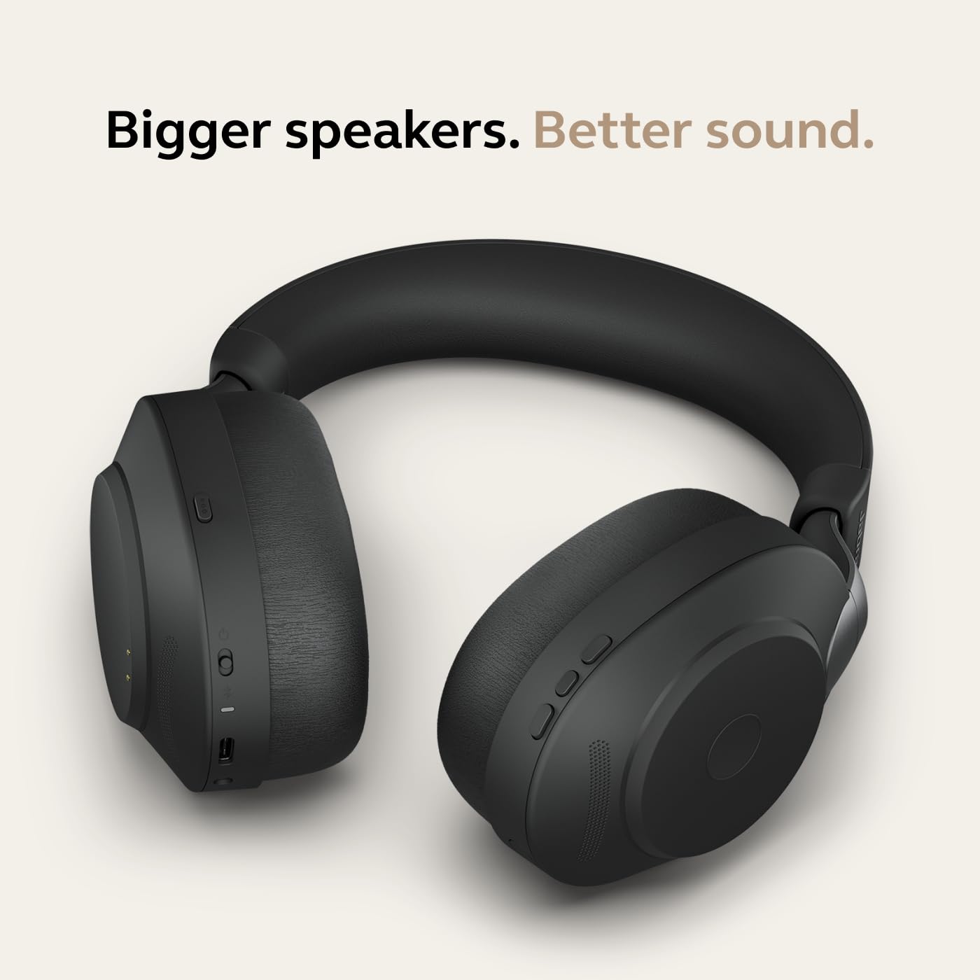 Jabra Evolve2 85 Wireless PC Headset – Noise Cancelling MS Certified Stereo Headphones with Long-Lasting Battery – USB-A Dongle, Charging Stand – Black