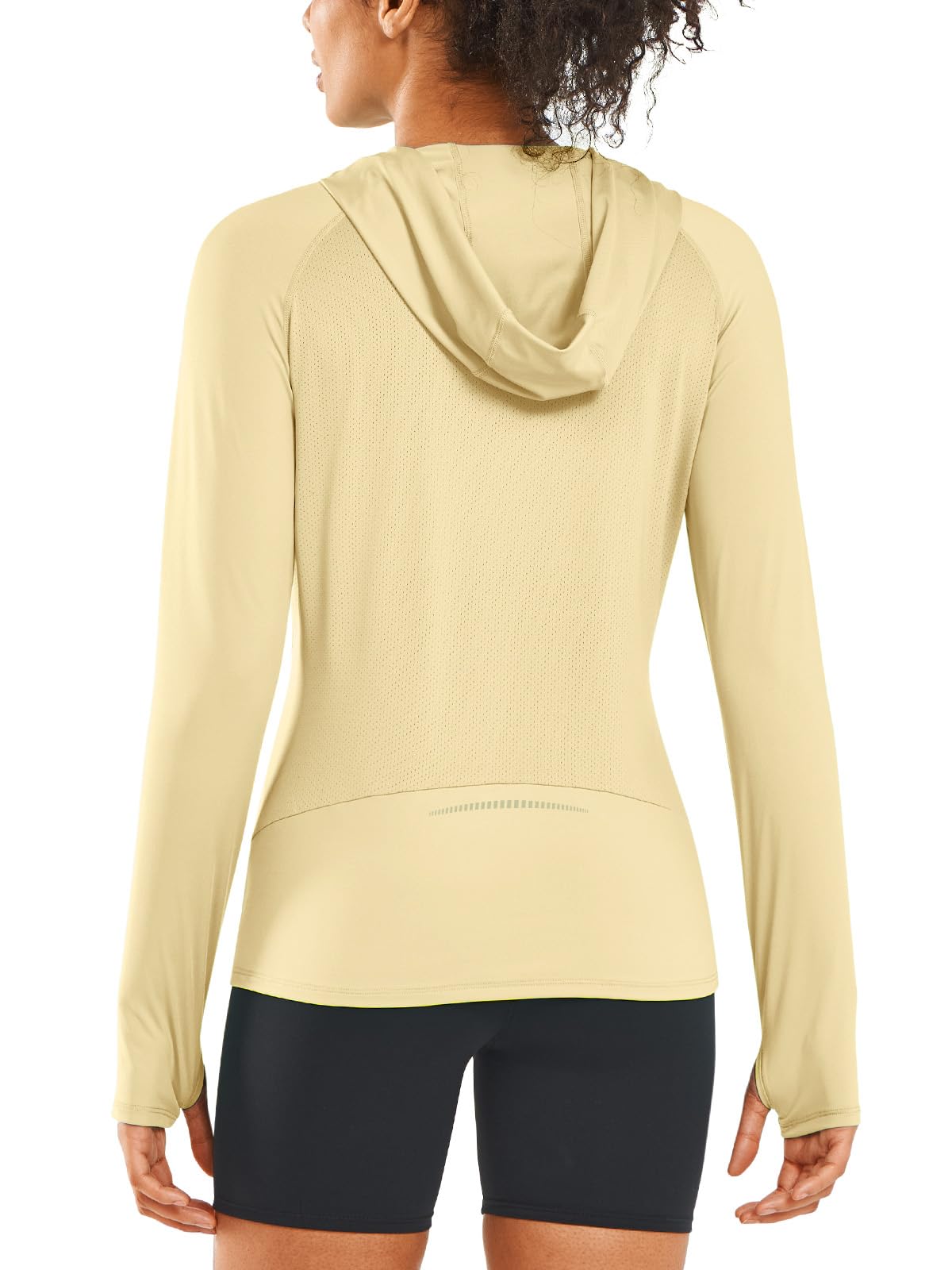 ALLZERO Women's Sun Protection Hoodie UPF 50+ Lightweight Long Sleeve with Back Breathable Mesh for Outdoor Fishing Hiking