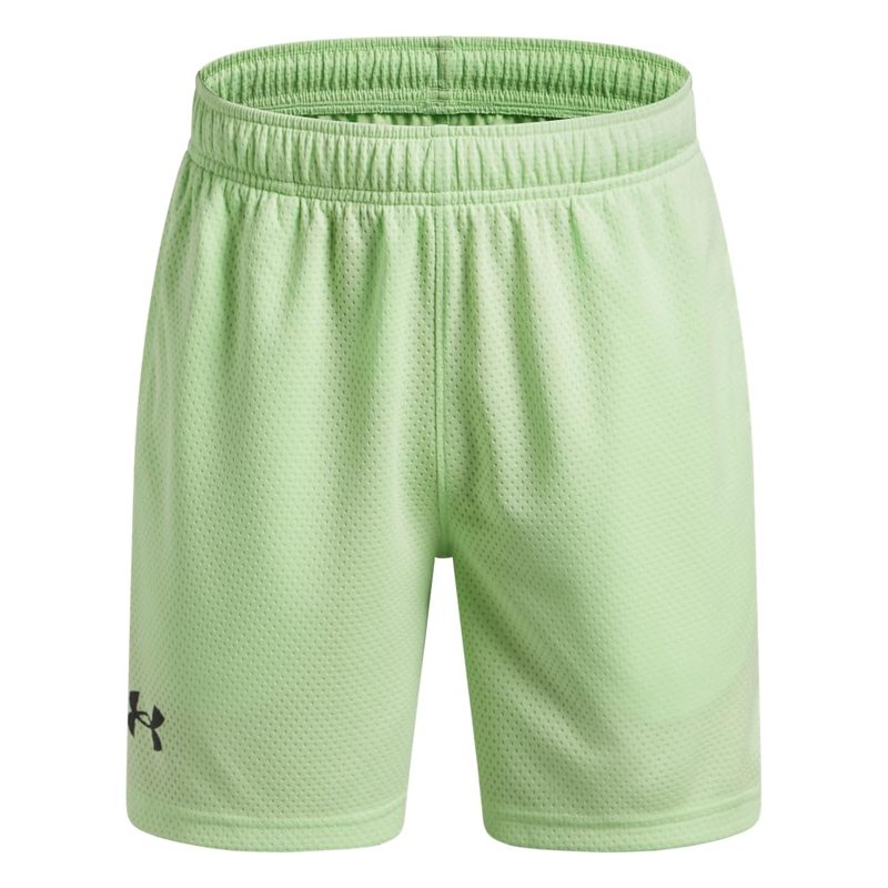 Under Armour Boys' Tech Mesh Shorts, (712) Lumos Lime / / Black, X-Large